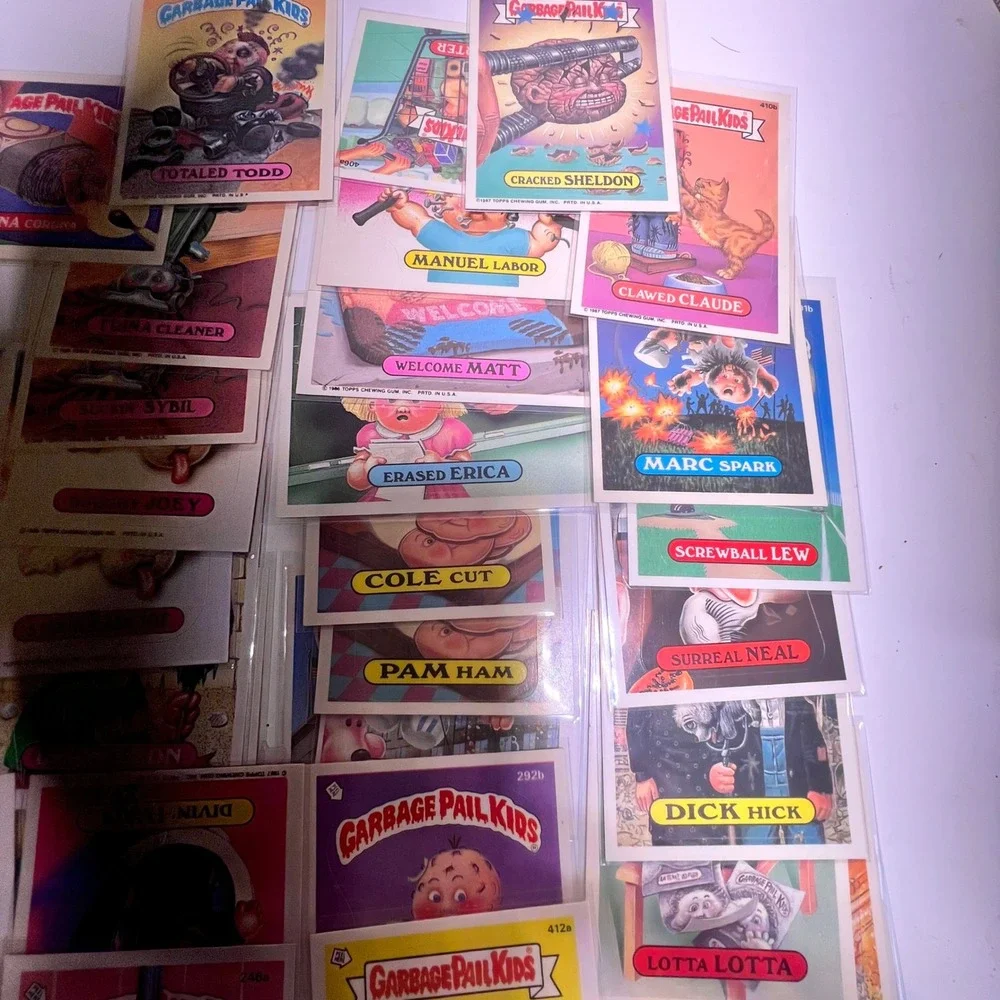 Topps Garbage Pail Kids 50 Lot Vintage 1980s Sticker Trading Cards Mixed Series - Picture 5 of 11
